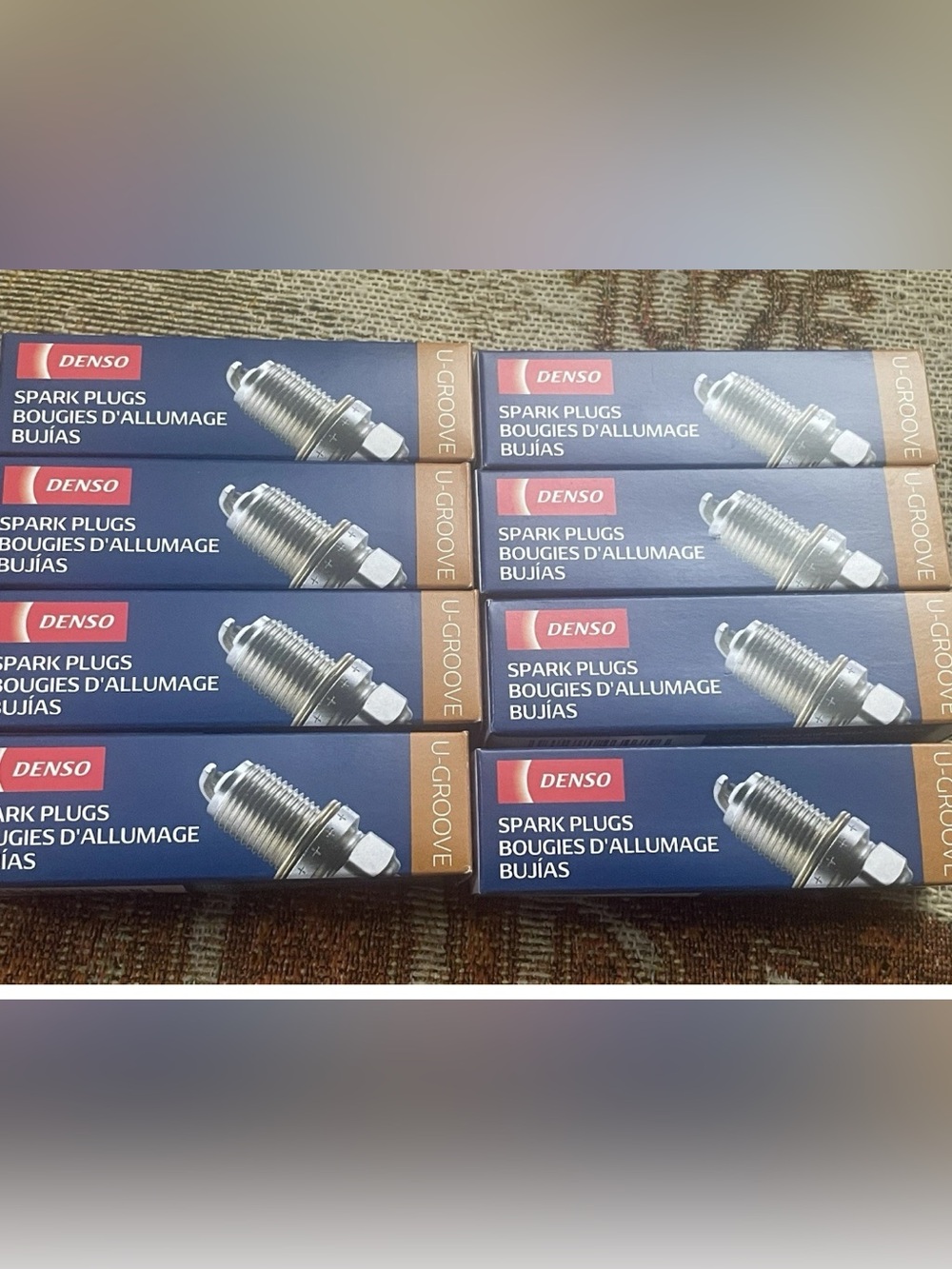 Set of 8 DENSO Spark Plugs W20S-U 3075 Standard U-Groove GMC Int’l Chevy Jeep